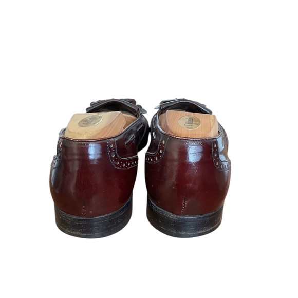 Salvatore Ferragamo Men\'s Loafers Size 9 D Burgundy Kiltie Tassel Dress Shoes main image 6